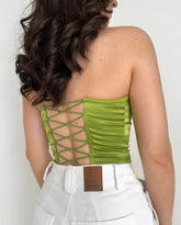 Corset Perla verde pistacho